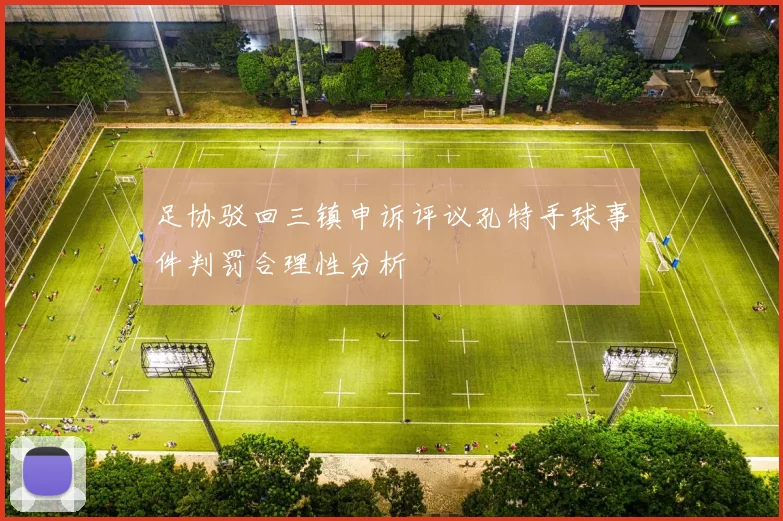 足协驳回三镇申诉评议孔特手球事件判罚合理性分析